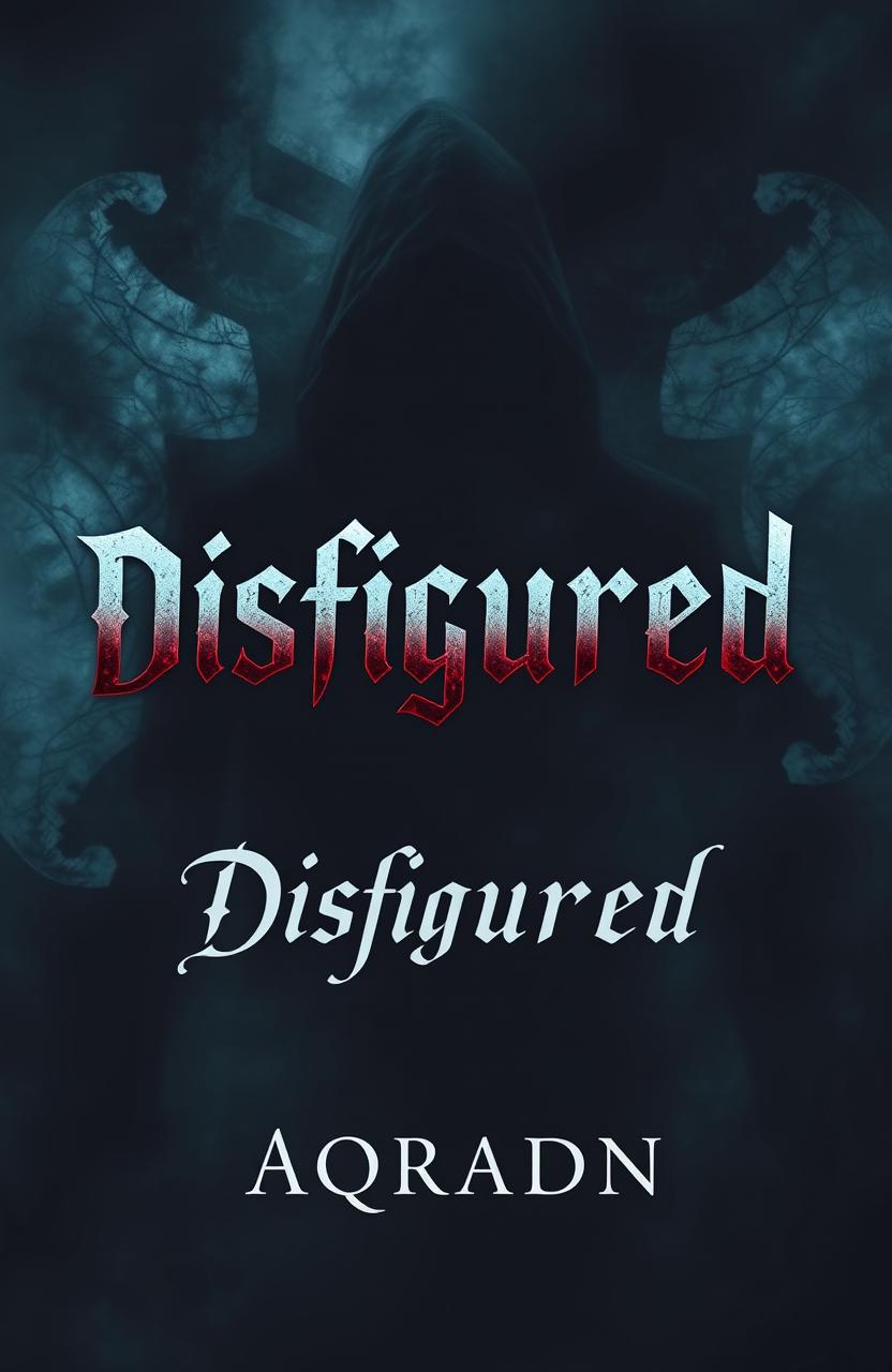 An astonishing book cover design featuring a mysterious ambiance, incorporating dark and moody colors