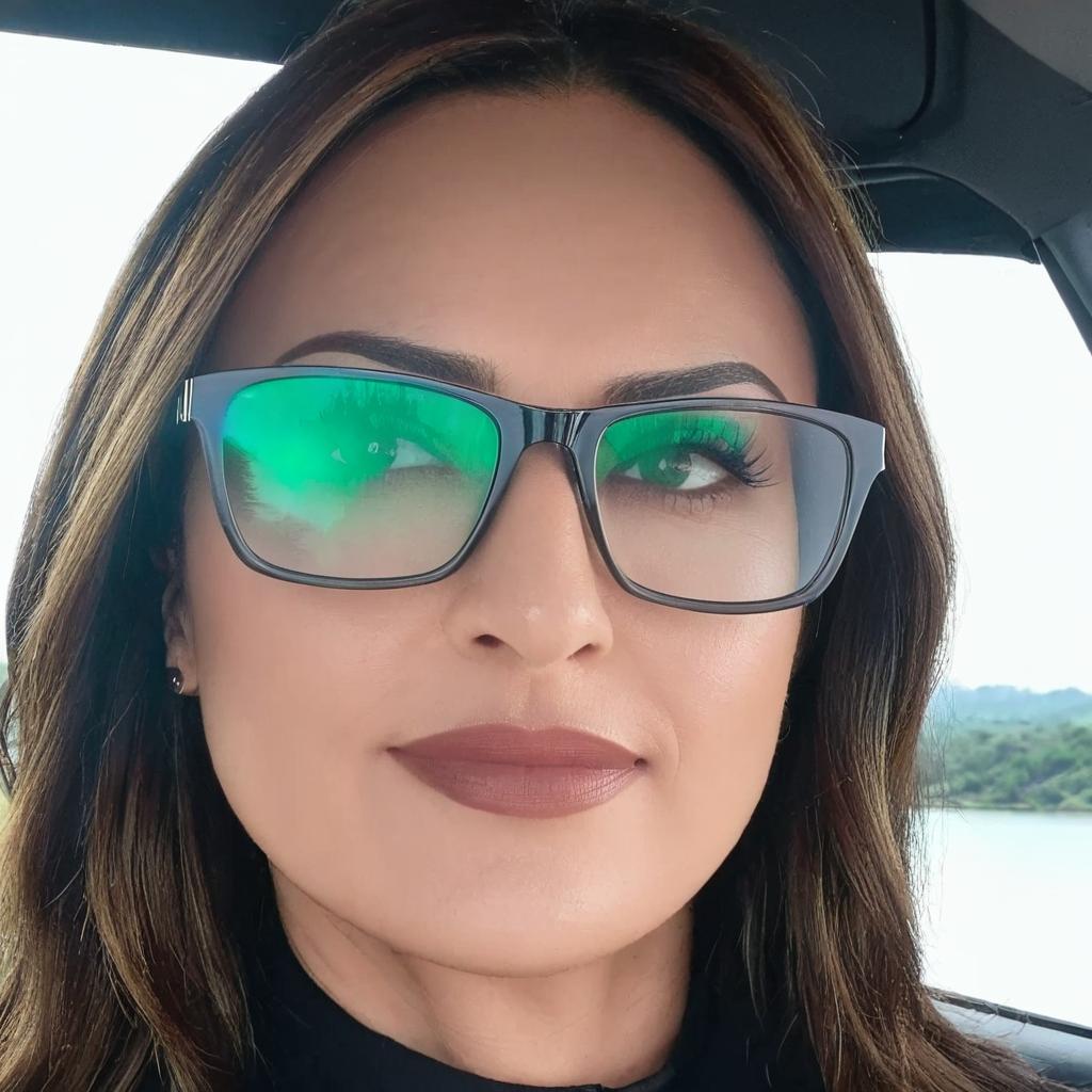 Glamorous Style: Chic Woman in Sunglasses