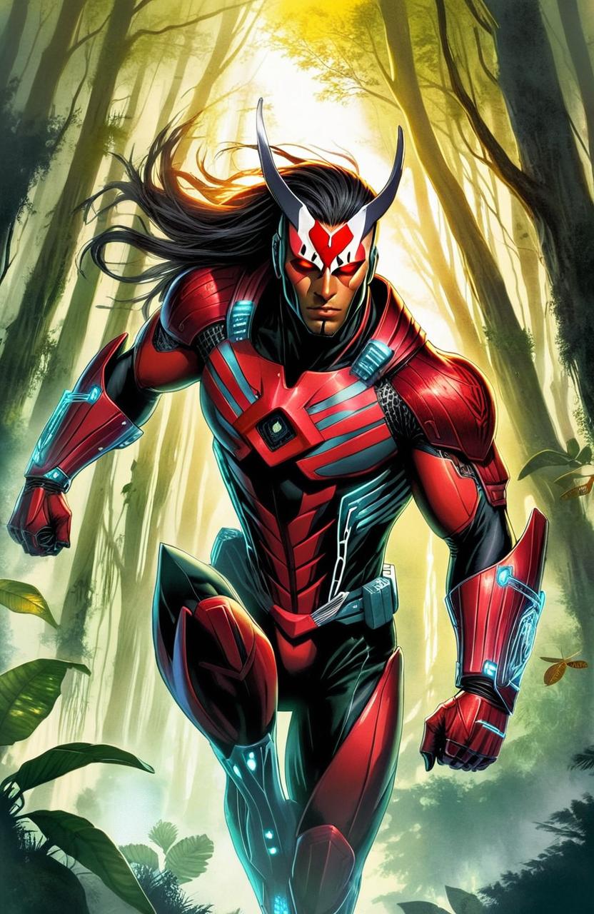 Unleash the Hero: Dynamic Comic Book Cover