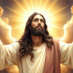 Celestial Inspiration: Portrait of Jesus Christ