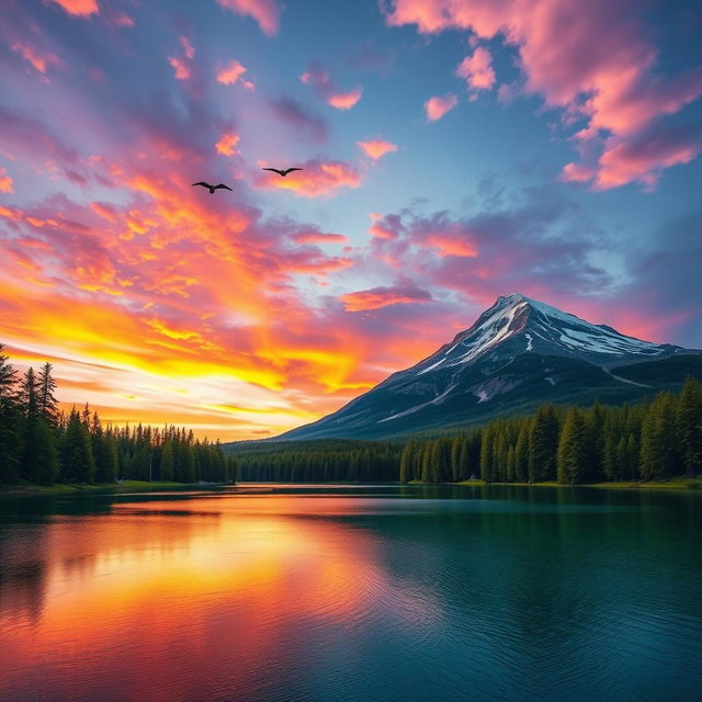 A visually stunning combined photo featuring intricate editing techniques