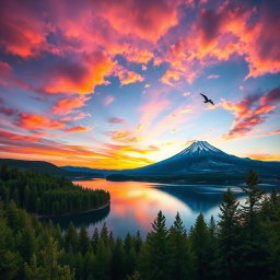 A visually stunning combined photo featuring intricate editing techniques
