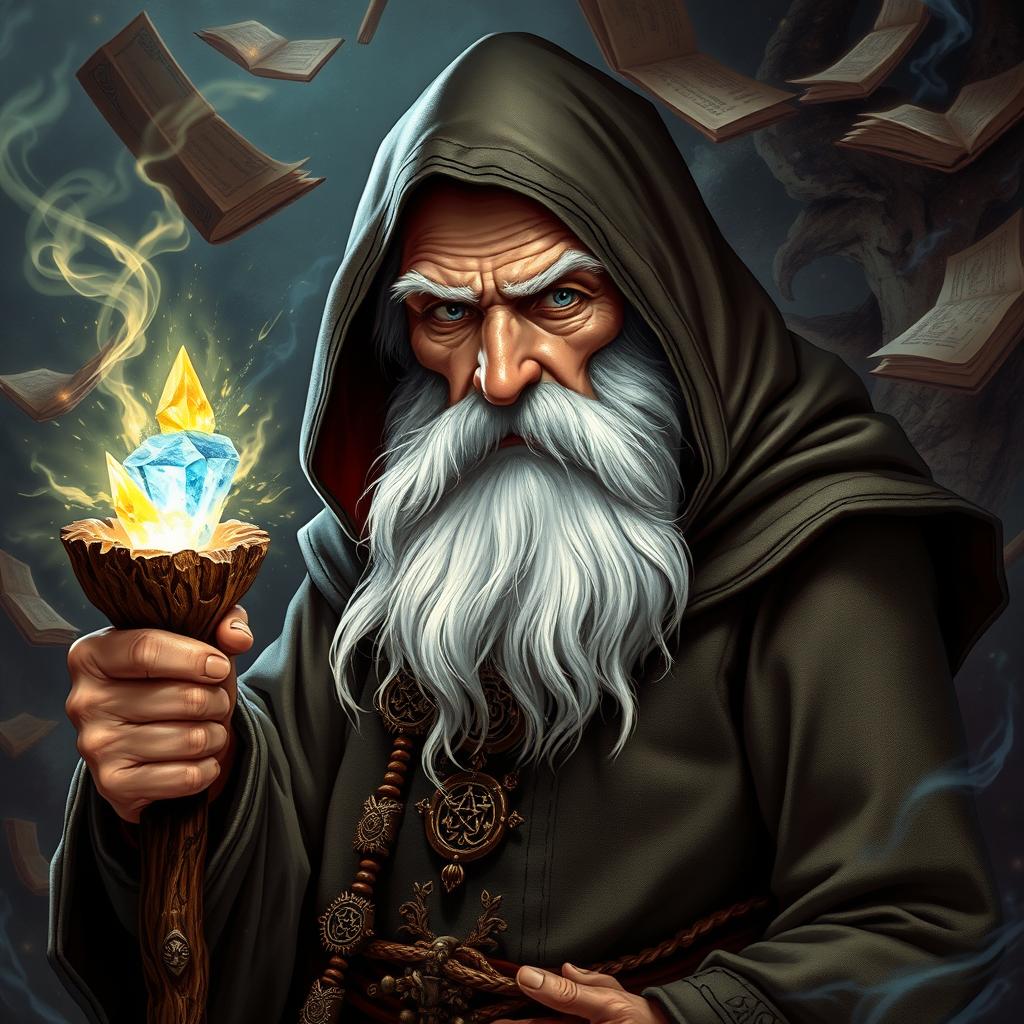 Mystical Old Wizard: The Evoker of Secrets
