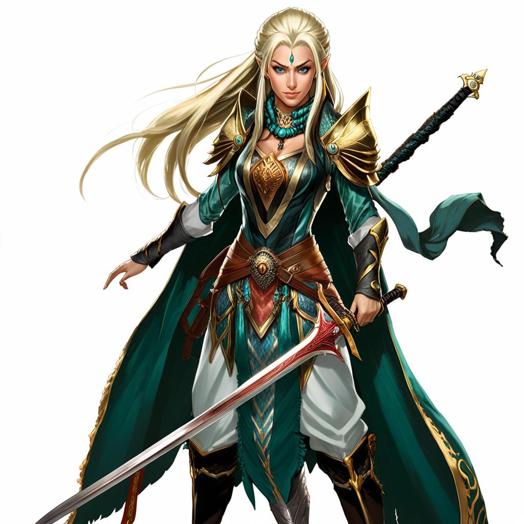 Epic Female Warrior: Strength in Armor