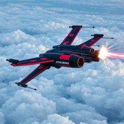 Customized X-Wing Fighter: Bold & Fearless