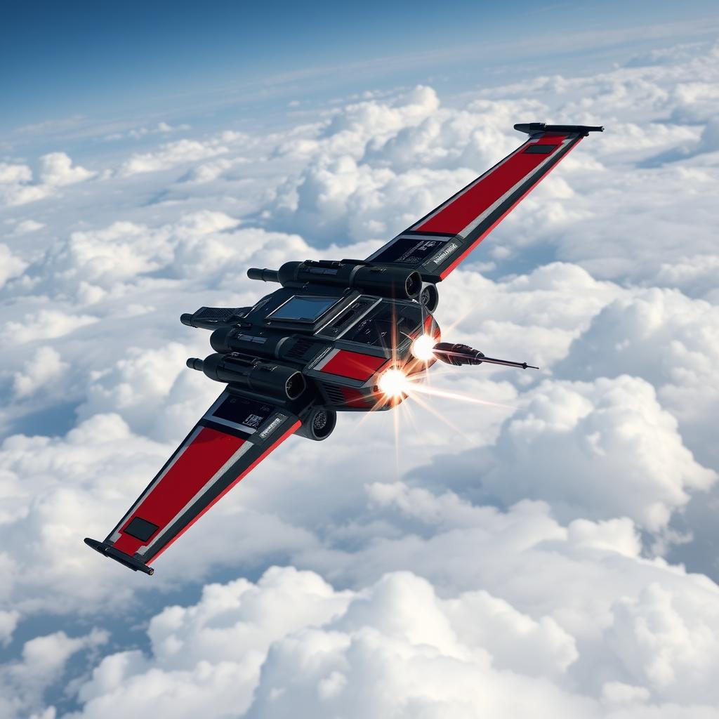 Customized X-Wing Fighter: Bold & Fearless