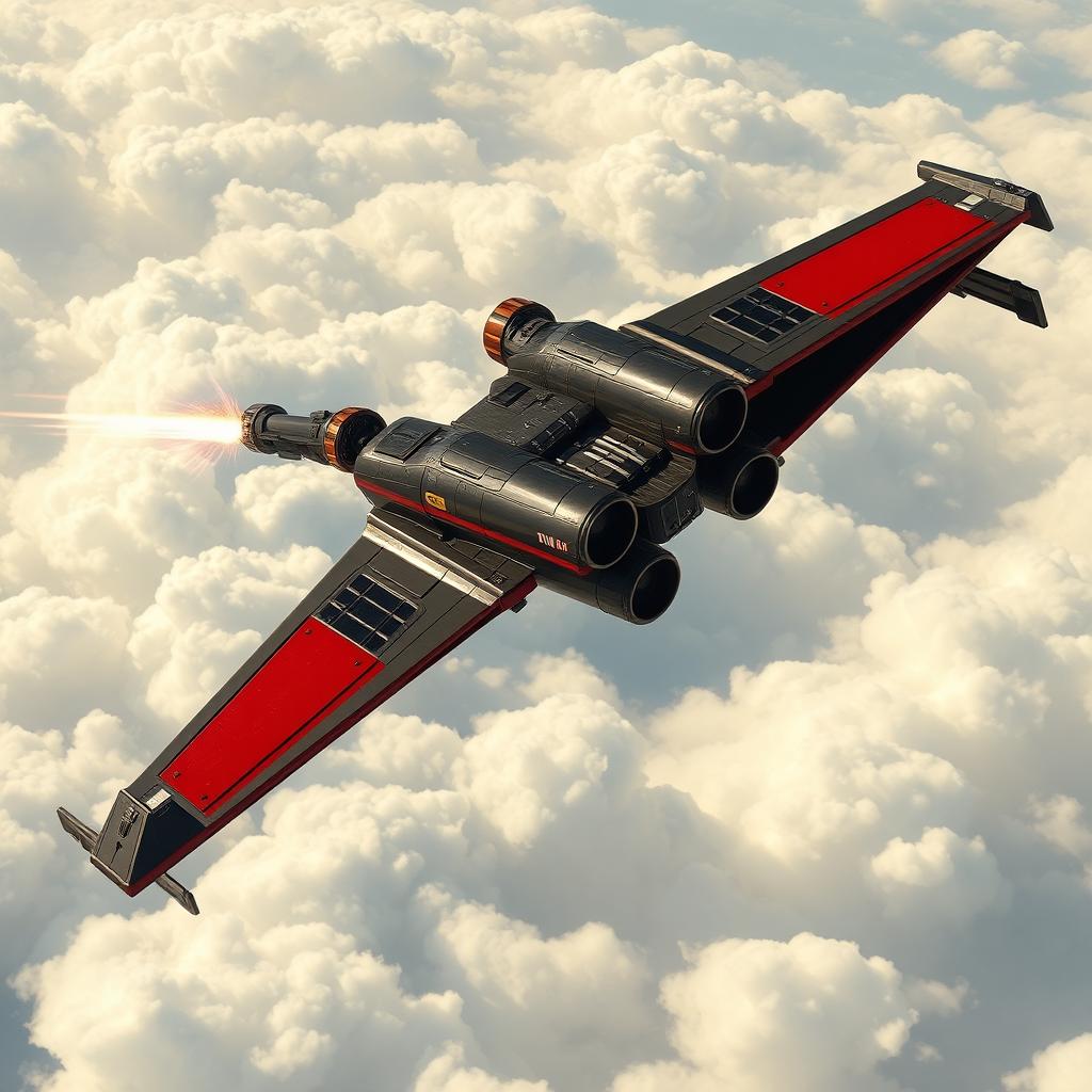 Customized X-Wing Fighter: Bold & Fearless