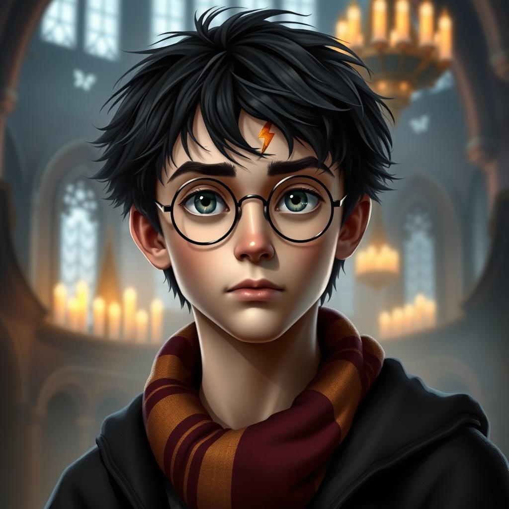 Realistic Portrait of a Young Wizard