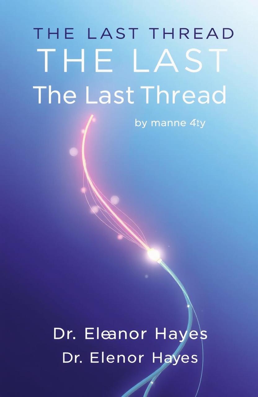 A book cover illustration for "The Last Thread: Empathy in the Age of AI" by Dr