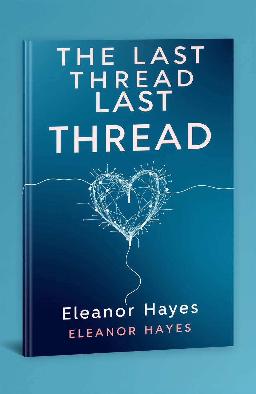 A professional eBook cover design for the title 'The Last Thread: Empathy in the Age of AI' by Eleanor Hayes