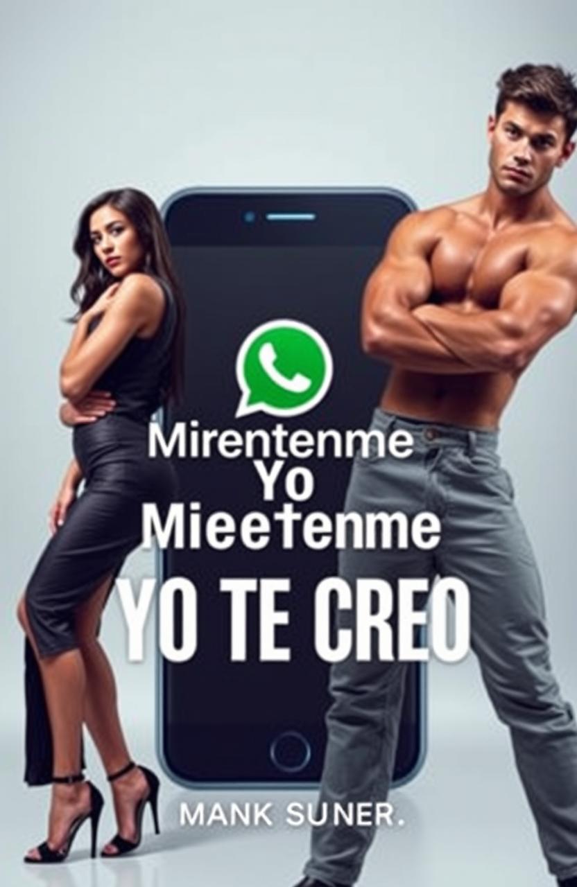 A strong young man standing confidently on the right side of the image, showcasing his muscular build and determination