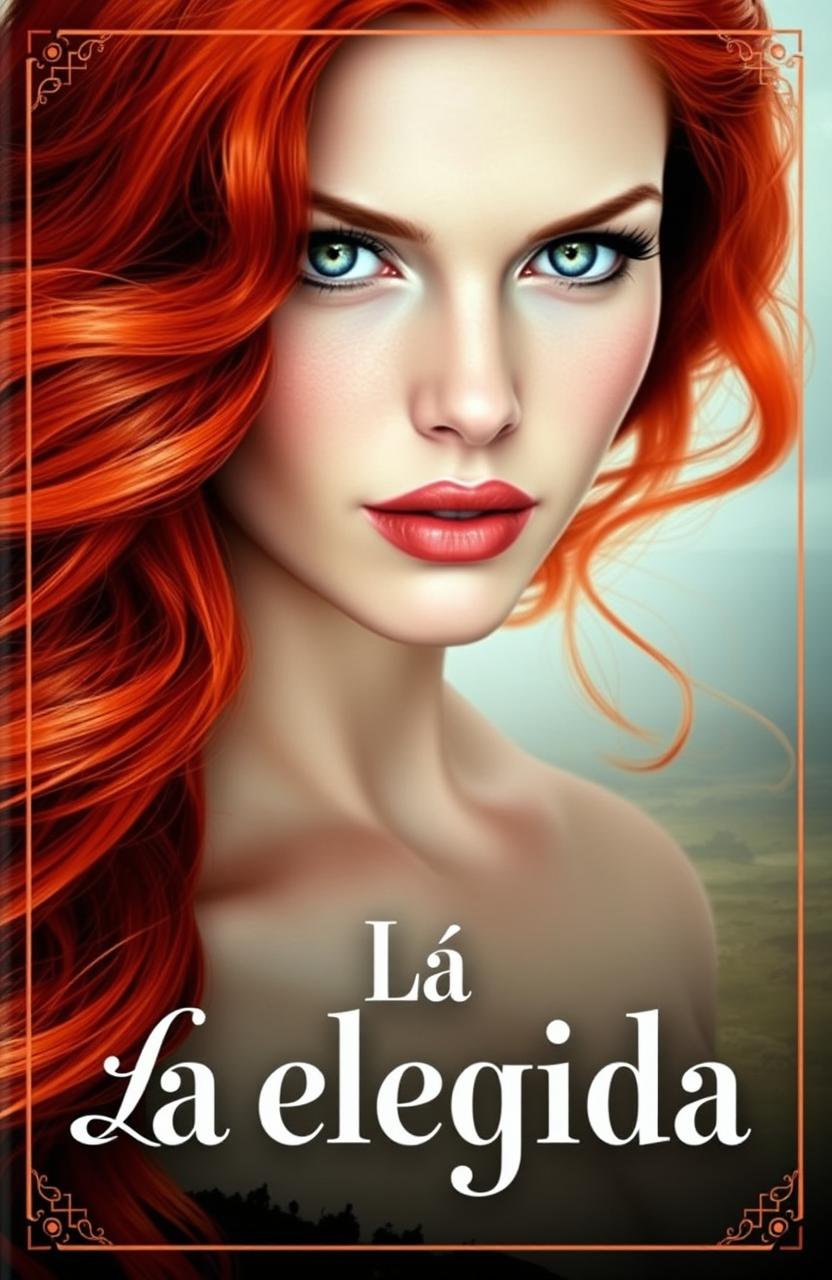 A captivating book cover for 'La elegida'