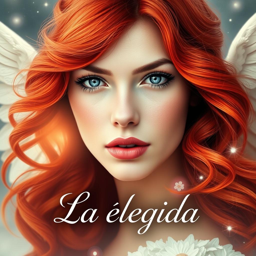 A stunning book cover for 'La elegida'