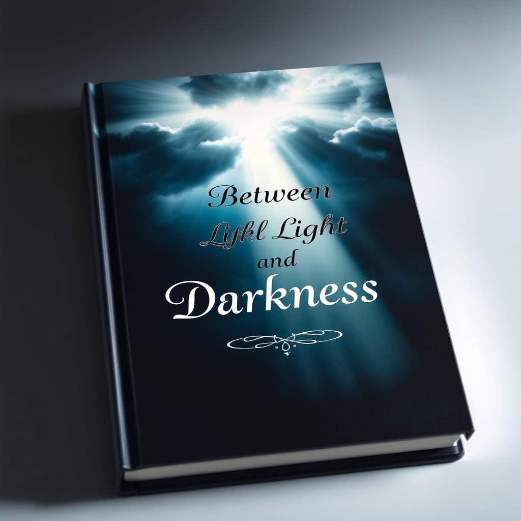 A captivating book cover featuring a dramatic design that symbolizes the struggle between light and darkness