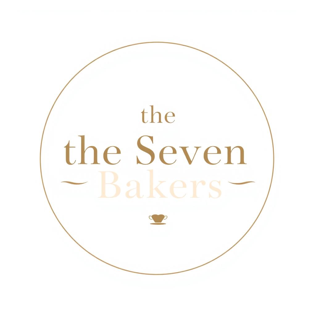 A sleek and modern logo featuring the text 'the Seven Bakers' prominently in the center
