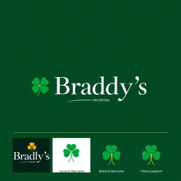 A luxurious and elegant logo for "Brady's" that emphasizes the brand name prominently