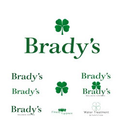 A luxurious and elegant logo for "Brady's" that emphasizes the brand name prominently