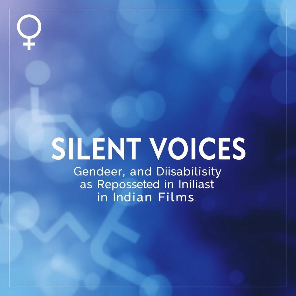 A visually engaging cover page titled "Silent Voices: Gender and Disability as Represented in Indian Films" prominently displayed in the center