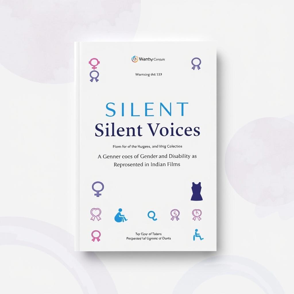 A visually engaging cover page titled "Silent Voices: Gender and Disability as Represented in Indian Films" prominently displayed at the center