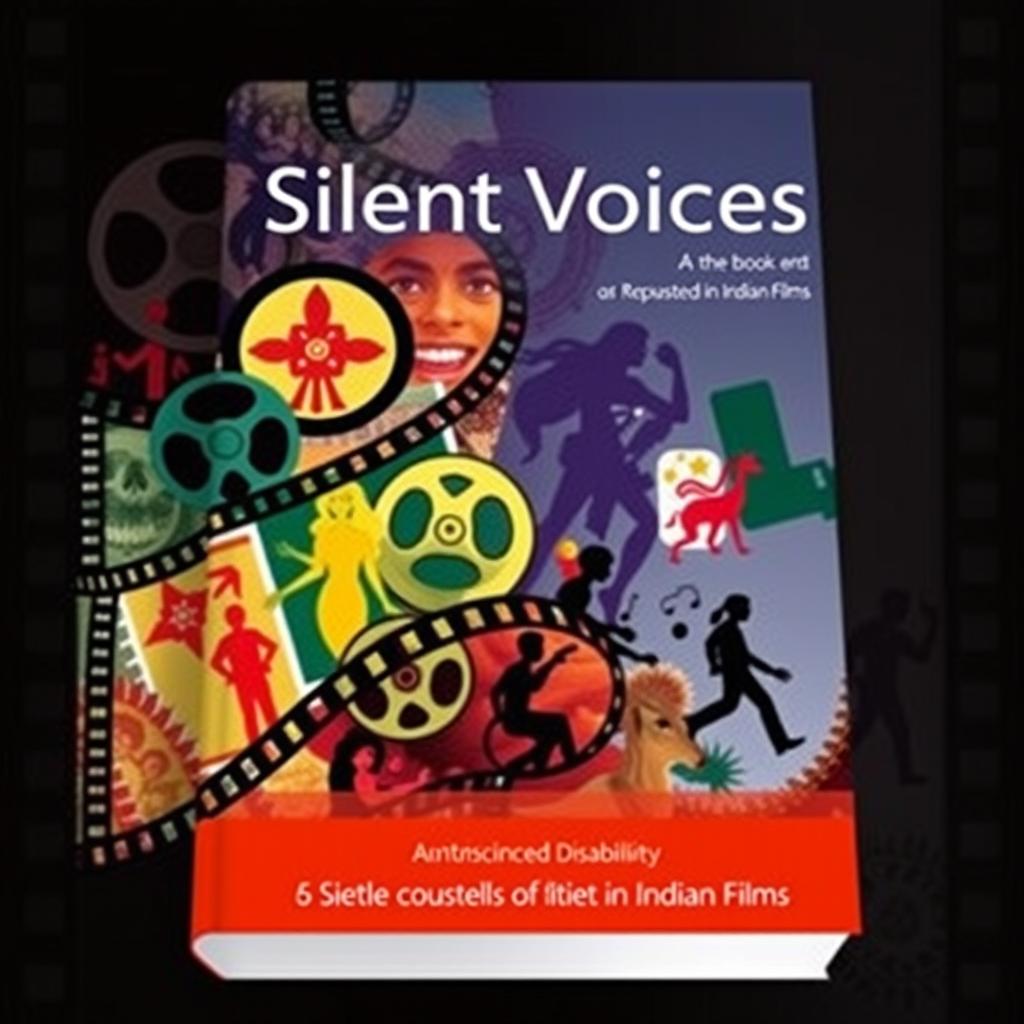 A book cover design for 'Silent Voices: Gender and Disability as Represented in Indian Films'