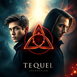 A movie poster featuring a central Triquetra symbol with mystical lighting