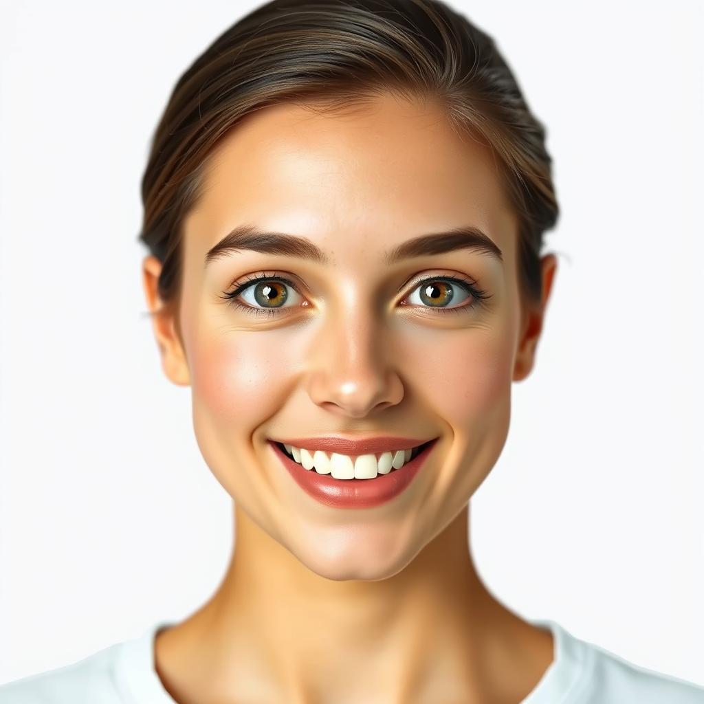 A seamless portrait of a person with a beautifully lit face, featuring clear details of their expression