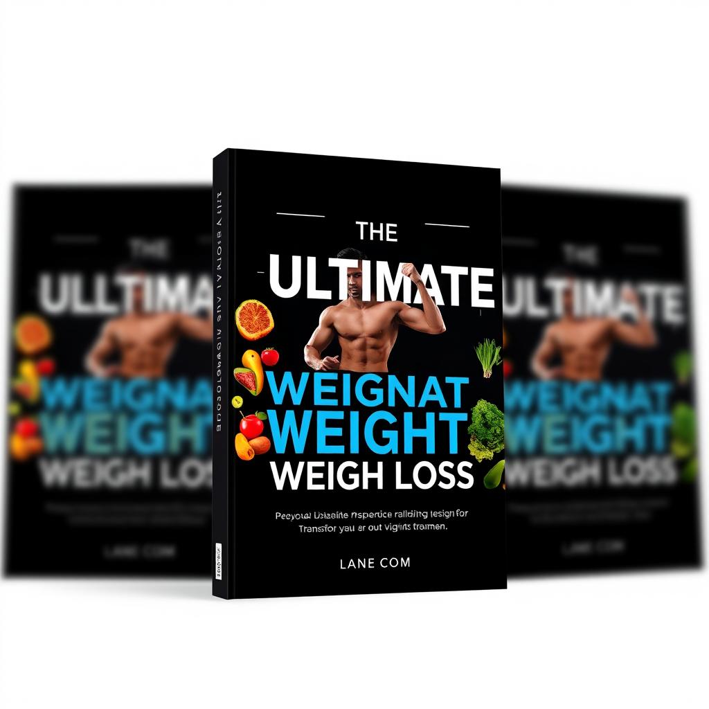 E-book cover design for 'The Ultimate Weight Loss Guide'