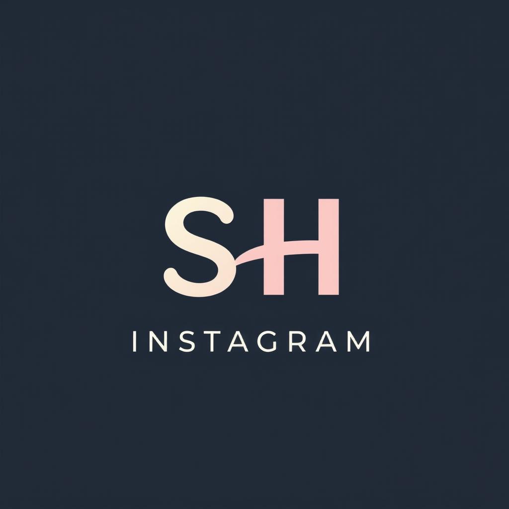 A sleek and modern logo design featuring the letters 'S' and 'H' intertwined creatively