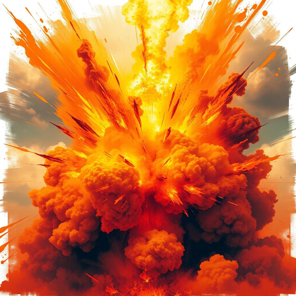Ignite Your Imagination: Abstract Explosion Art