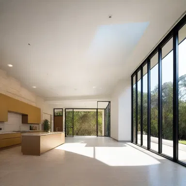 The architect incorporated ameliorative features in the design to enhance the flow of natural light.