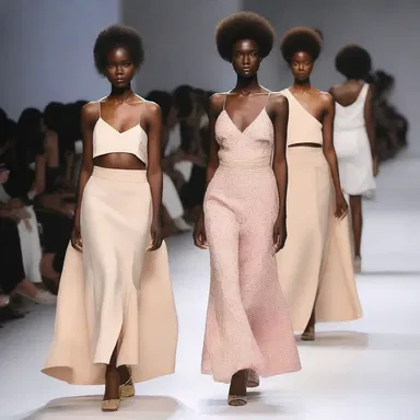 The designer showcased an ameliorative collection that aimed to empower and uplift women.