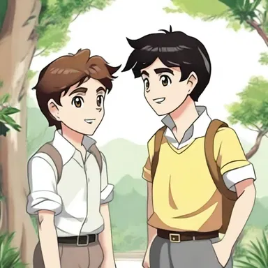 The kind-hearted character always used ameliorative words to resolve conflicts among his friends.