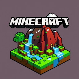 Dive into the Blocky Adventure: Unique Minecraft SMP Logo