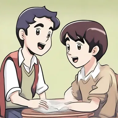 The kind-hearted character always used ameliorative words to resolve conflicts among his friends.