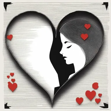 The novel explored the ameliorative effects of love on a broken heart.