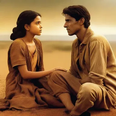 The movie portrayed the ameliorative journey of a character overcoming adversity.