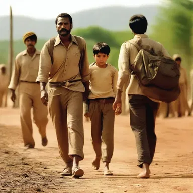 The movie portrayed the ameliorative journey of a character overcoming adversity.