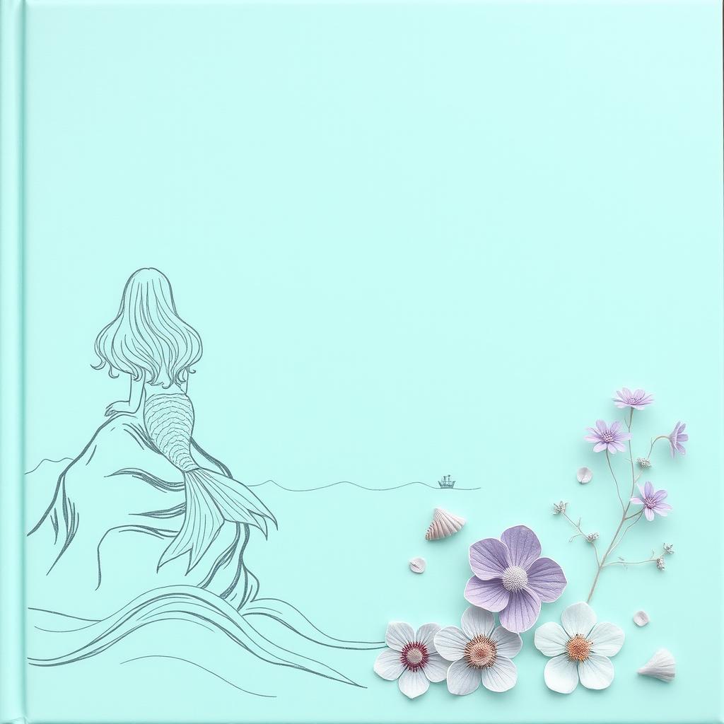 A mint-colored cover featuring dark turquoise accents