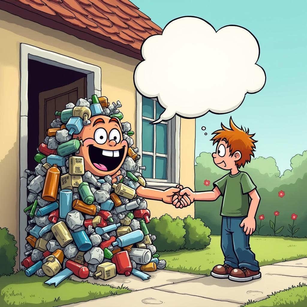 Unexpected Encounters: Garbage Meets Human