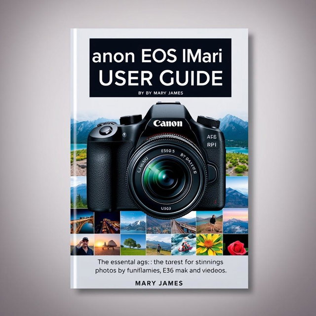 Canon EOS R6 Mark II User Guide - Professional Cover Design
