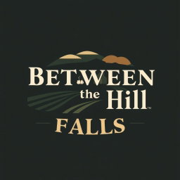 Design a distinctive logo for a farm named "Between the Hills" based in Nova Scotia