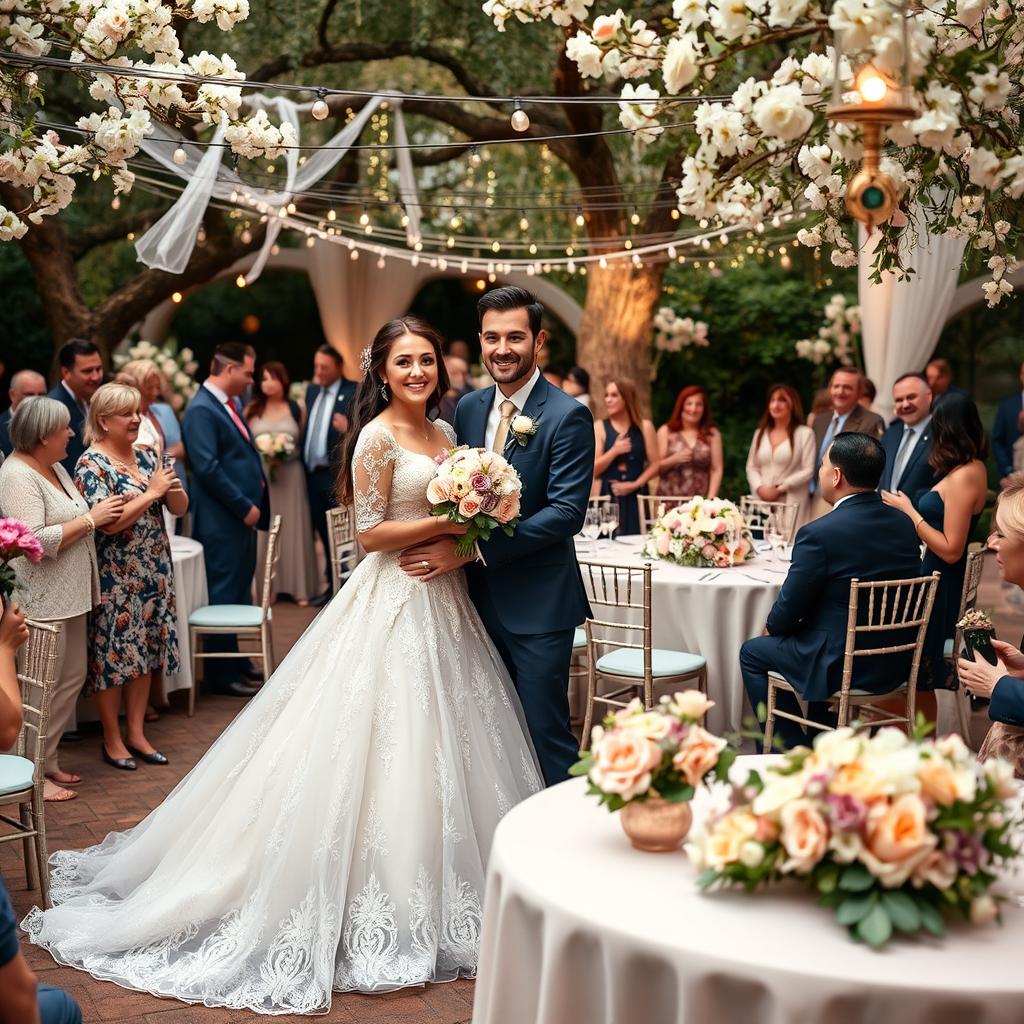 A heartwarming scene celebrating the special day of Valentina and Alessandro on 1 March 2025