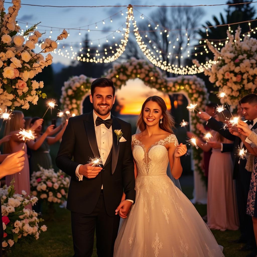 A beautiful celebration for a couple named Valentina and Alessandro on their special day, 1st March 2025