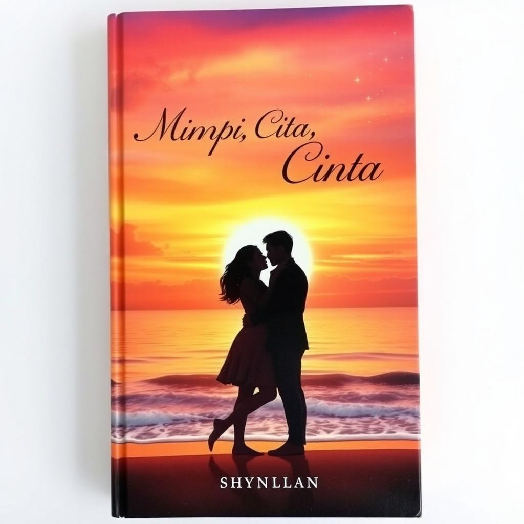 A beautifully designed novel cover for 'Mimpi, Cita, Cinta'