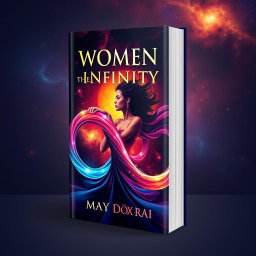 A stunning book cover design for 'Women the Infinity ♾️' written by May DöX Rai