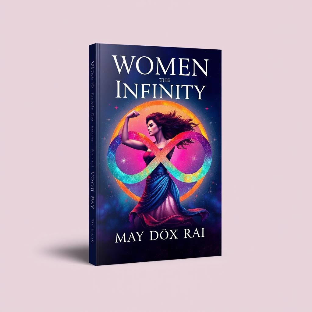 A stunning book cover design for 'Women the Infinity ♾️' written by May DöX Rai