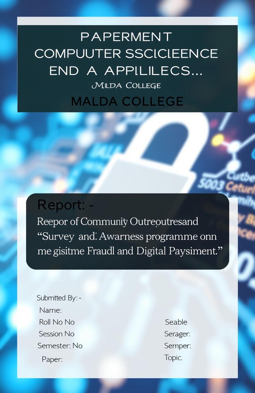 DCSA Report Front Page Design