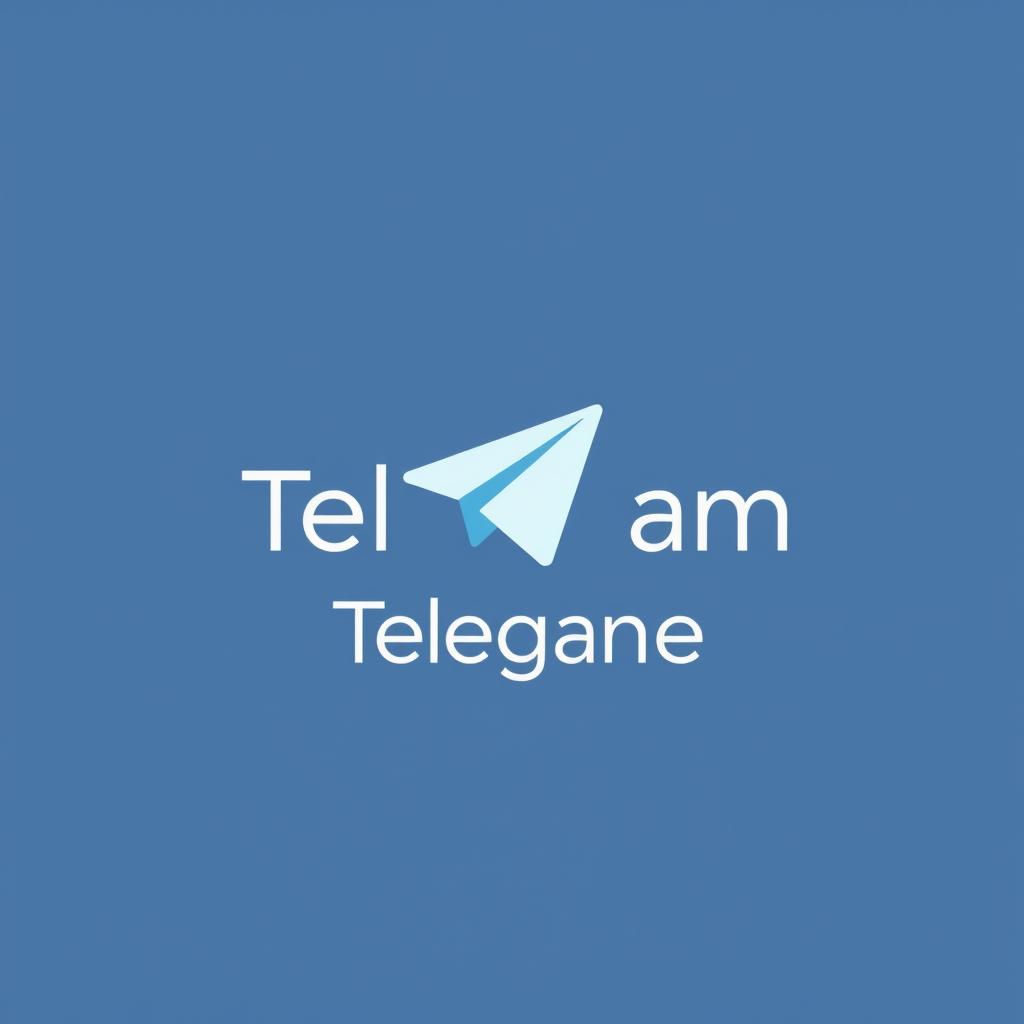 Logo design for a Telegram channel, featuring a modern and stylish aesthetic