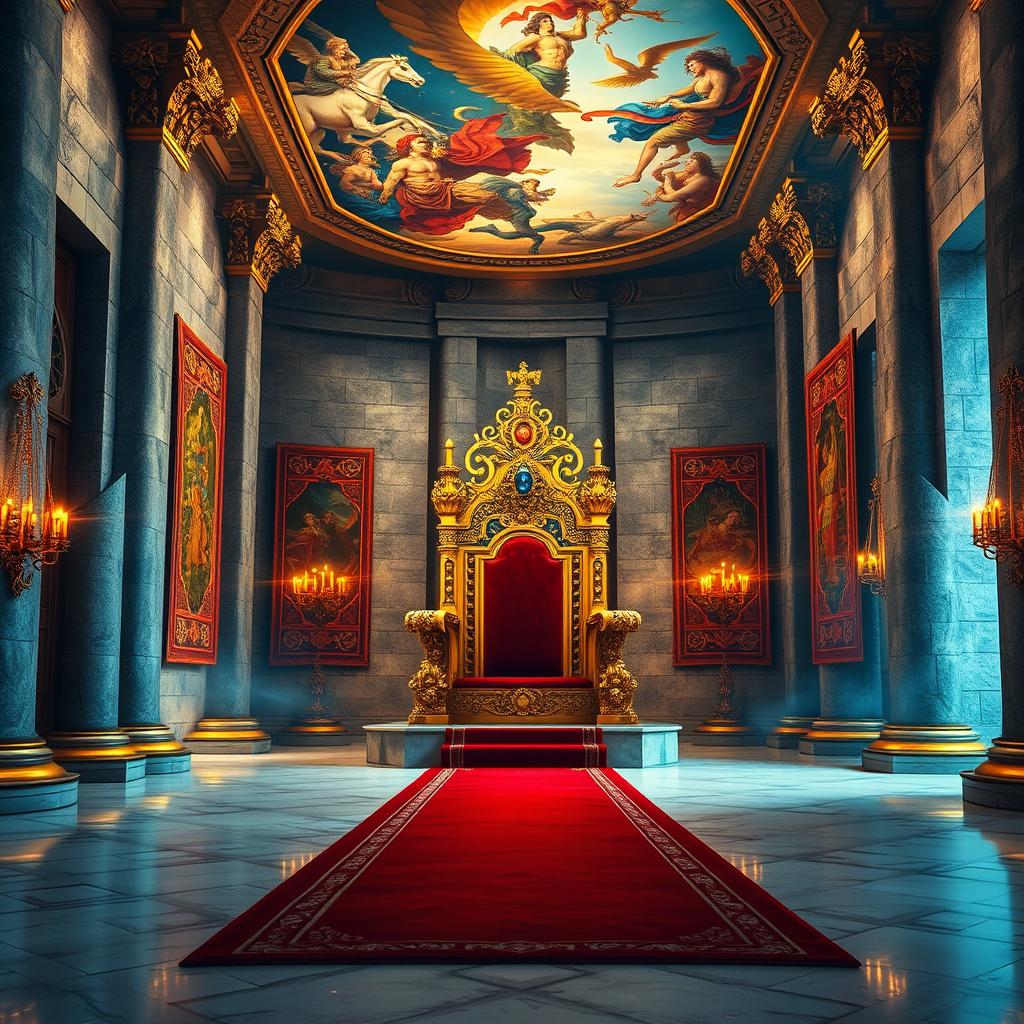 Step into Majesty: A Royal Throne Room