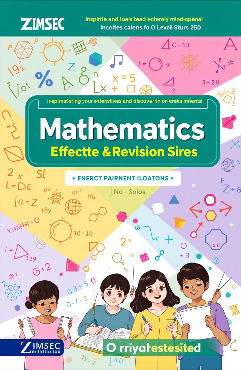 An educational booklet titled 'Mathematics Effective Revision Series - ZIMSEC' designed specifically for O Level students